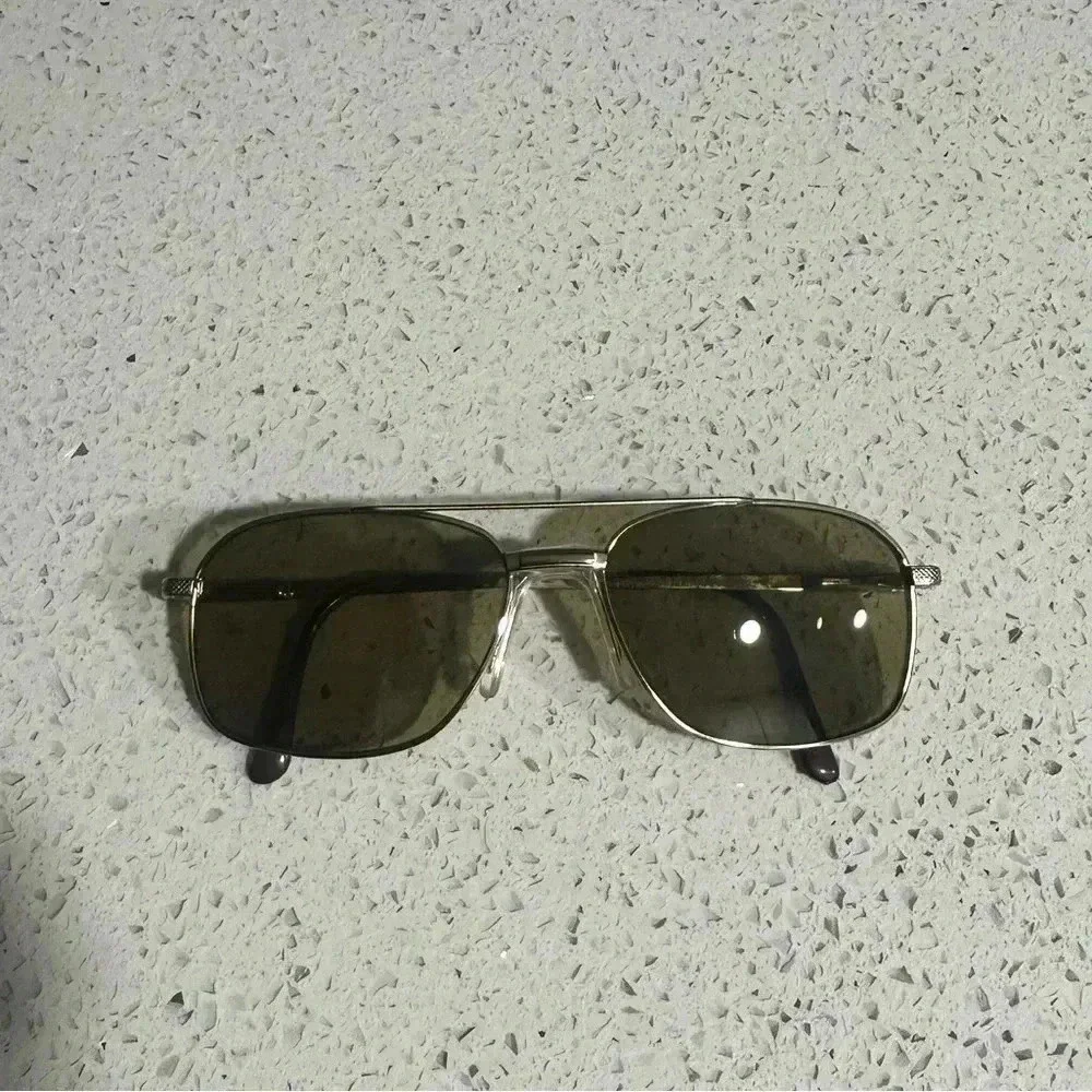 STETSON 178 By Zyloware Eyeglass Frames Gold Aviator Flex Hinge (Frames Only)